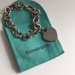 Tiffany & Co. heart charm bracelet